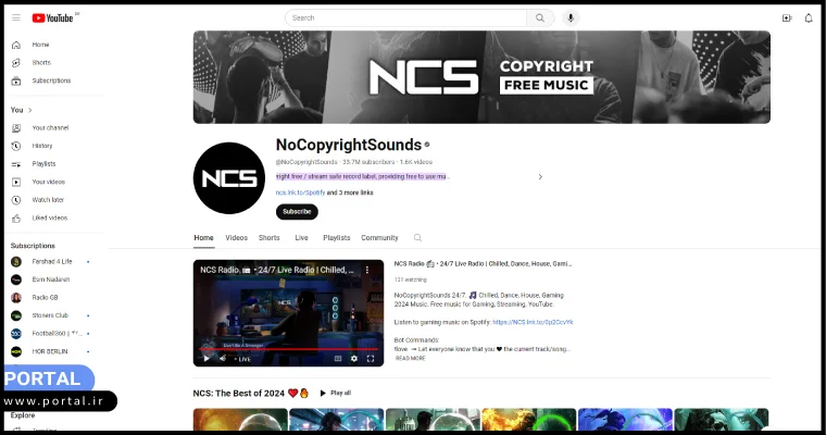 کانال یوتیوب NCS