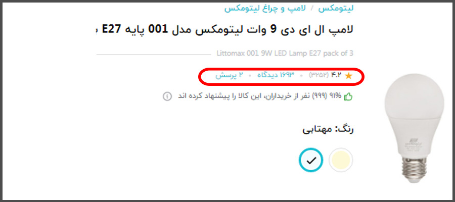 فروش اینترنتی لامپ کم مصرف